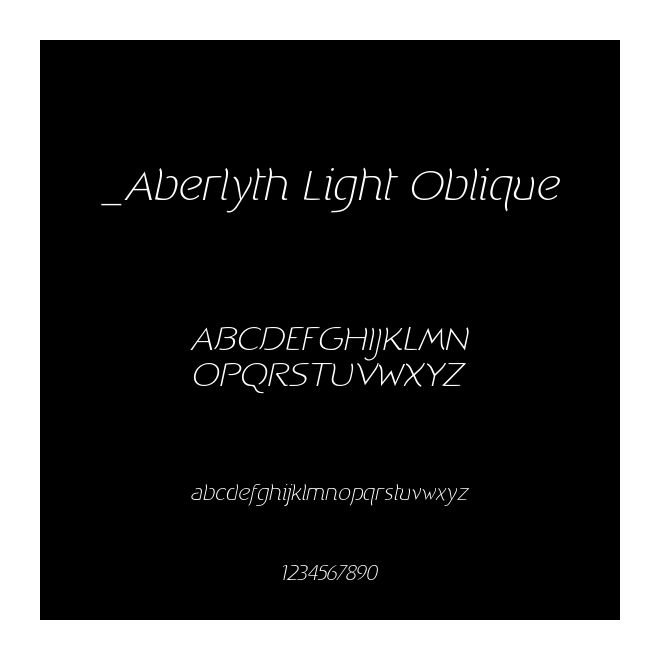 _Aberlyth Light Oblique