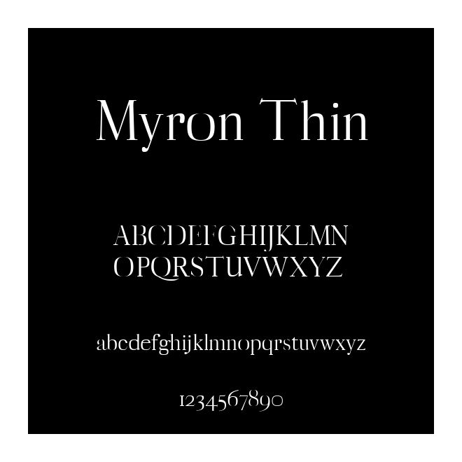 Myron Thin