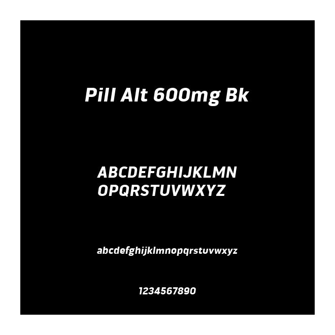 Pill Alt 600mg Bk