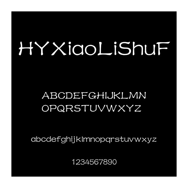 HYXiaoLiShuF