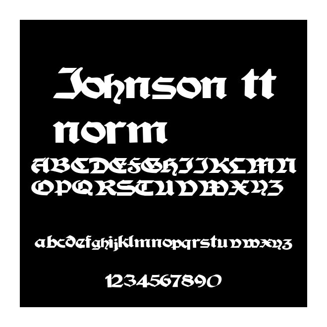 Johnson ttnorm