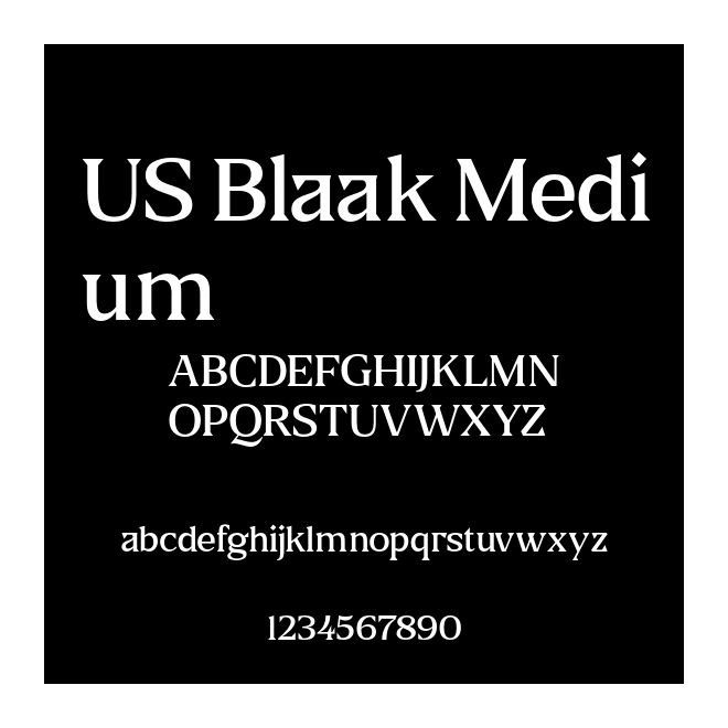 US Blaak Medium