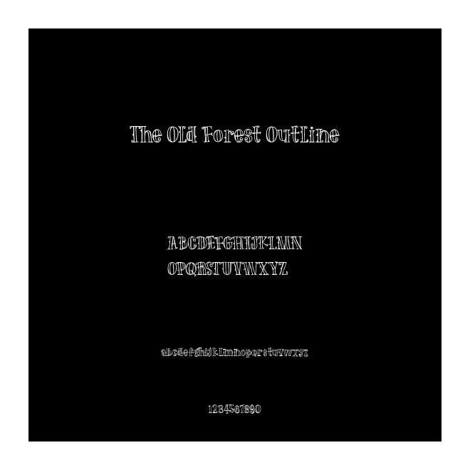 The Old Forest Outline