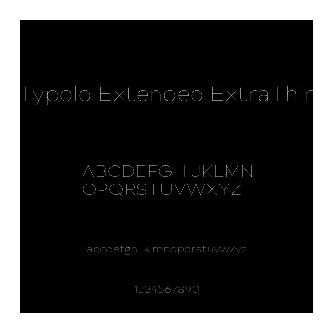 Typold Extended ExtraThin