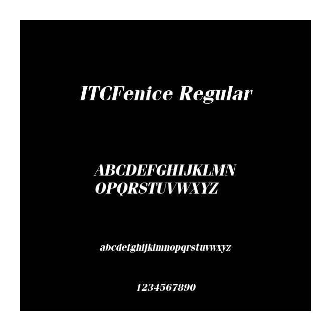 ITCFenice Regular