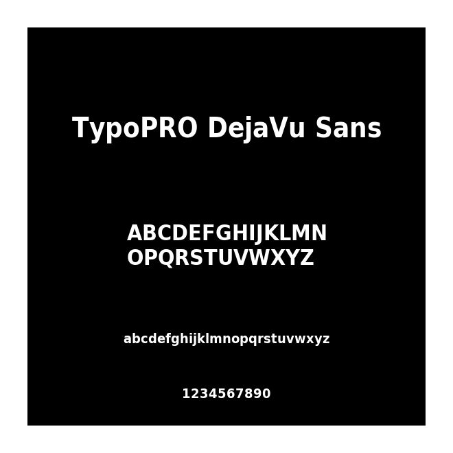 TypoPRO DejaVu Sans