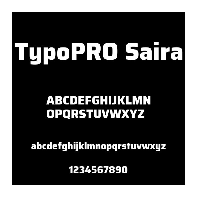 TypoPRO Saira