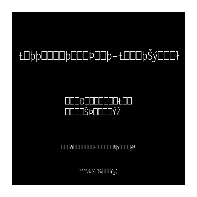 LetterGothicText-LightSymbol