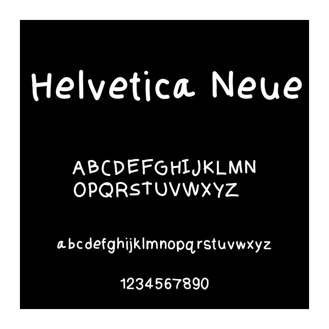 Helvetica Neue