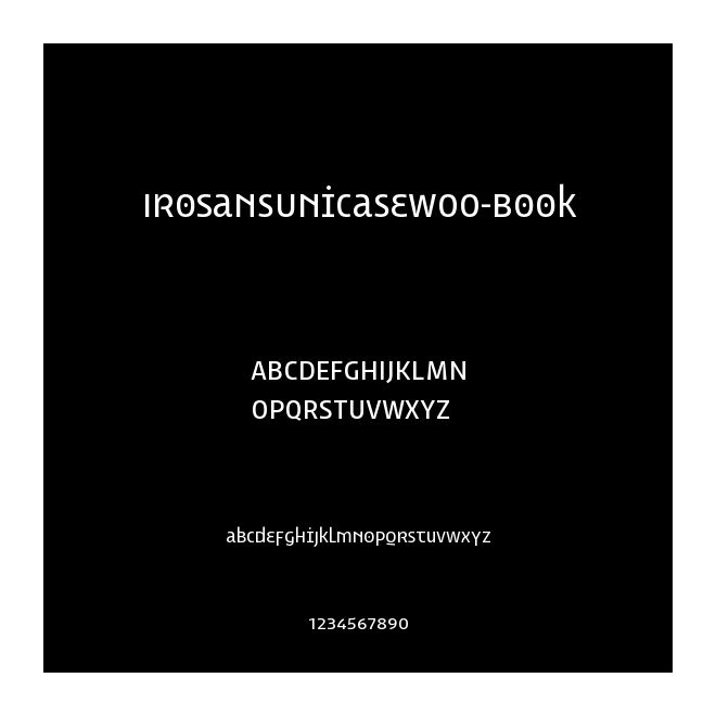 IroSansUnicaseW00-Book