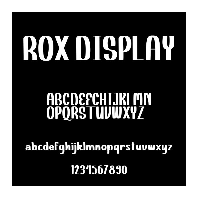 ROX DISPLAY