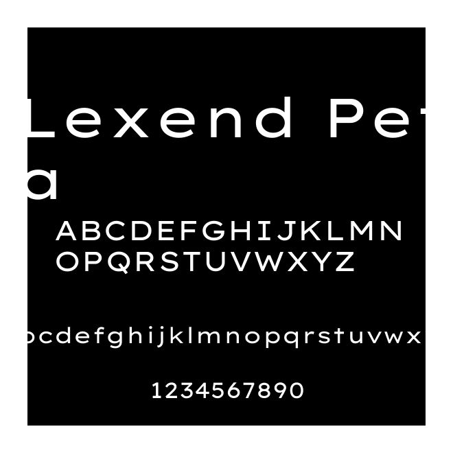 Lexend Peta