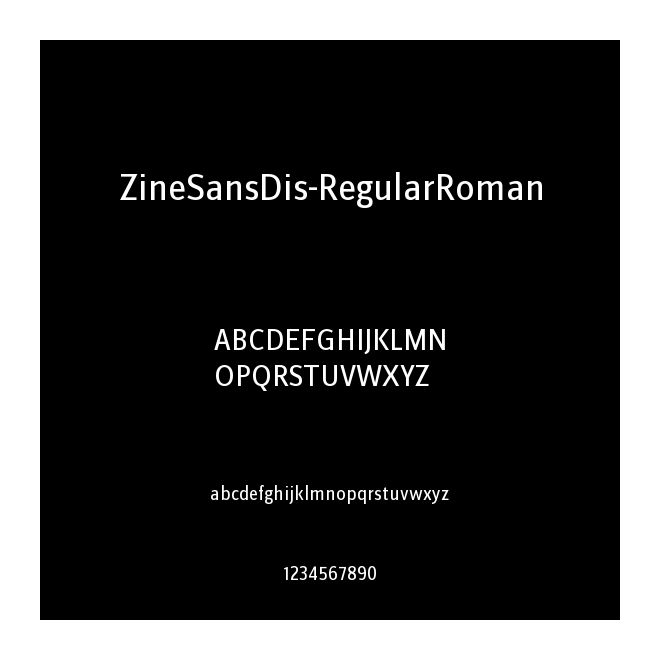 ZineSansDis-RegularRoman