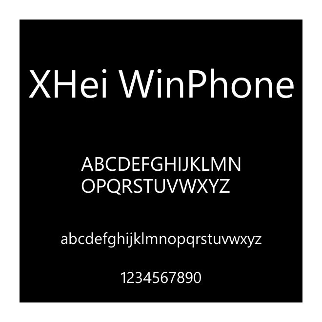 XHei WinPhone