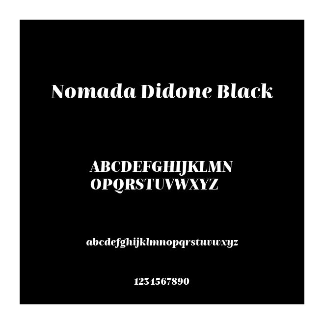 Nomada Didone Black
