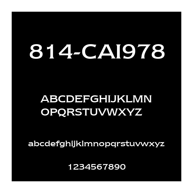 814-CAI978