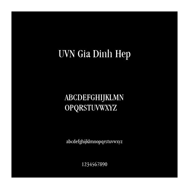 UVN Gia Dinh Hep