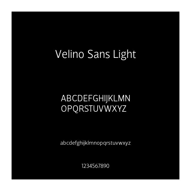 Velino Sans Light