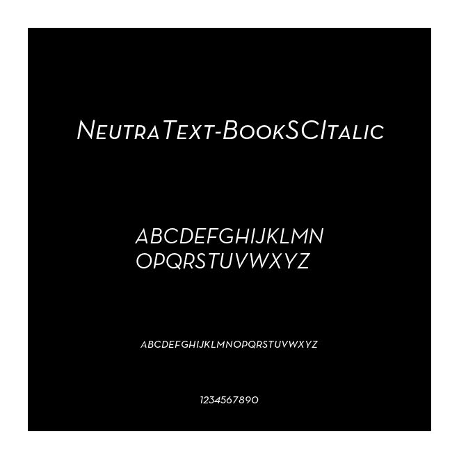 NeutraText-BookSCItalic