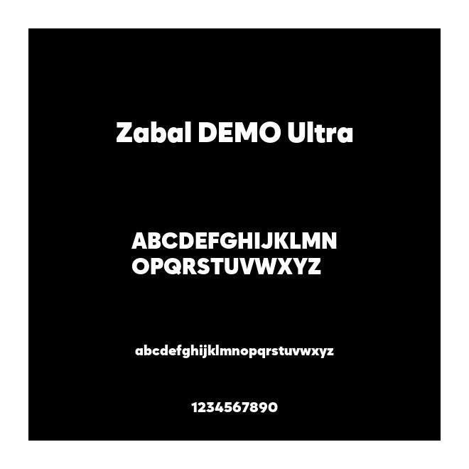 Zabal DEMO Ultra
