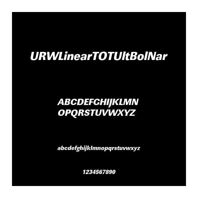 URWLinearTOTUltBolNar