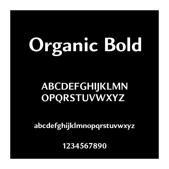 Organic Bold