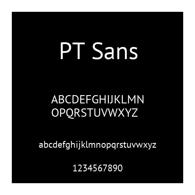 PT Sans