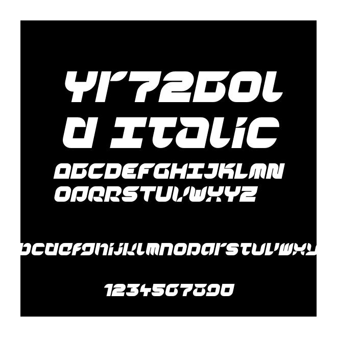 Yr72Bold Italic