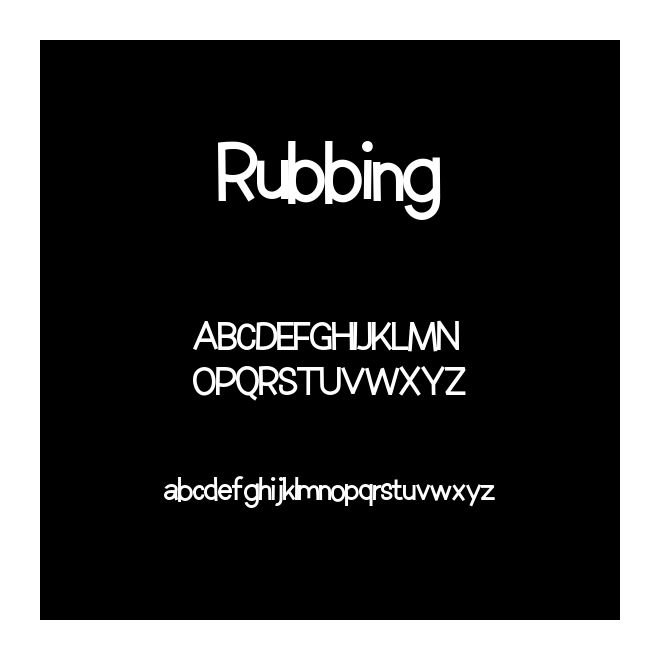 Rubbing