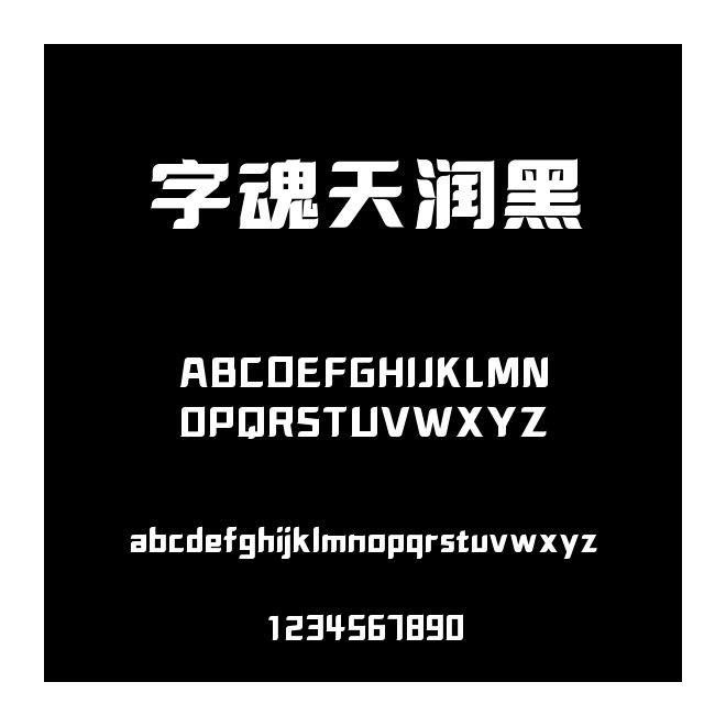 字魂天潤(rùn)黑