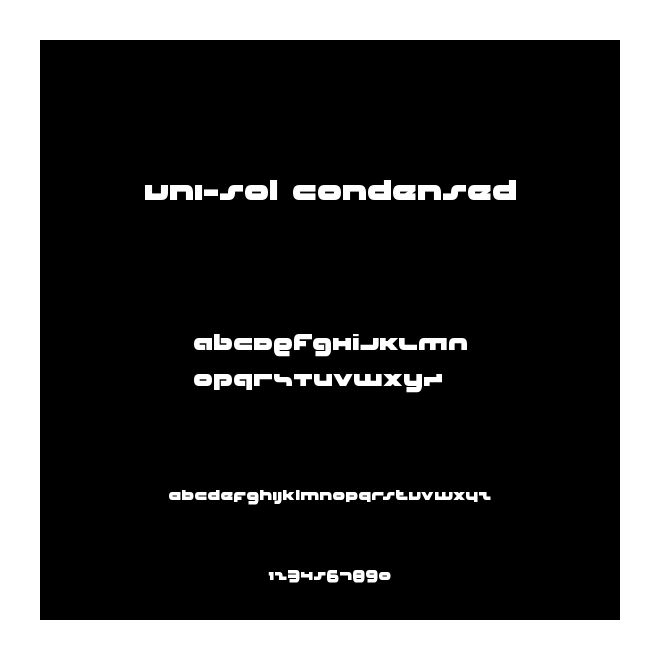 uni-sol condensed