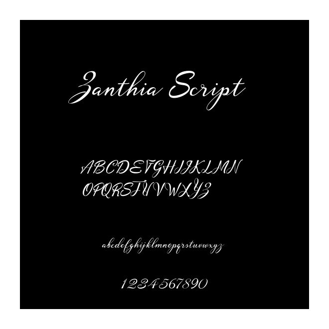 Zanthia Script