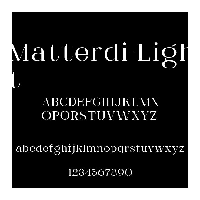 Matterdi-Light