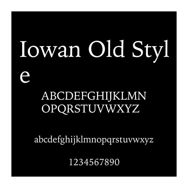 Iowan Old Style