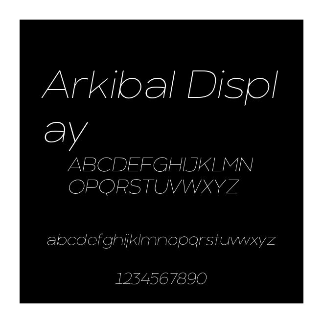 Arkibal Display