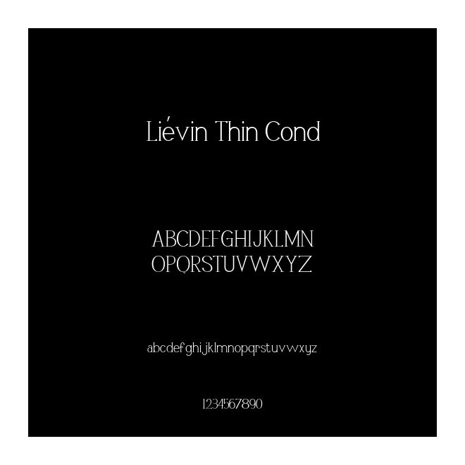Liévin Thin Cond