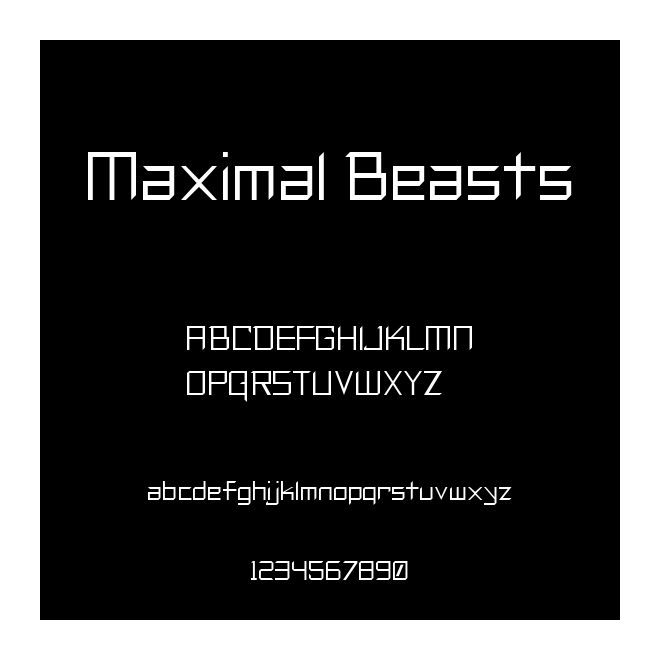 Maximal Beasts