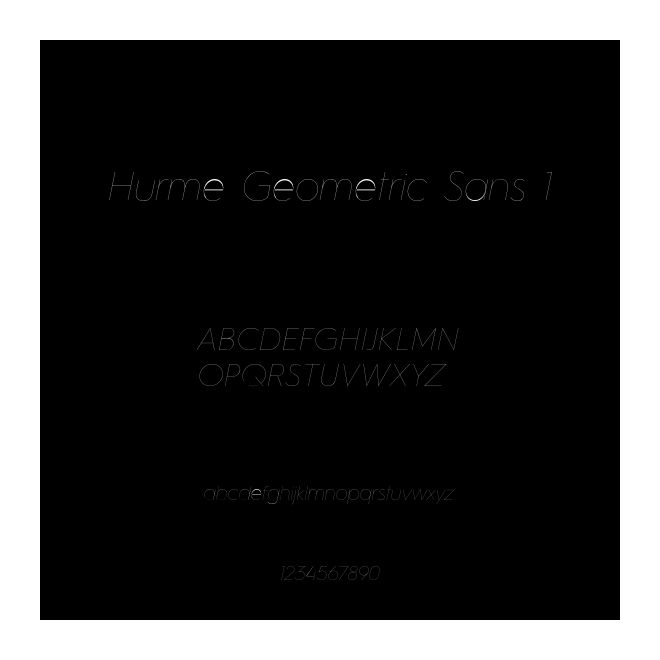Hurme Geometric Sans 1