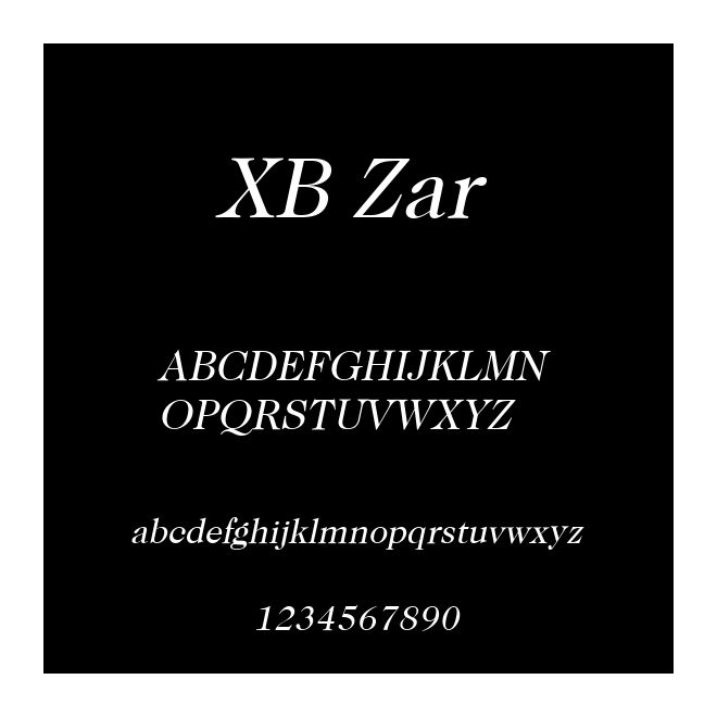 XB Zar
