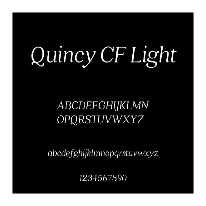 Quincy CF Light