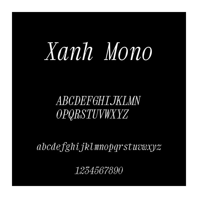 Xanh Mono