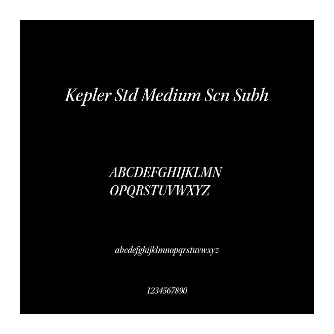 Kepler Std Medium Scn Subh