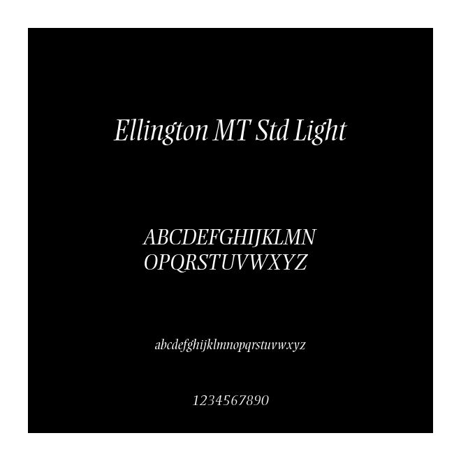 Ellington MT Std Light