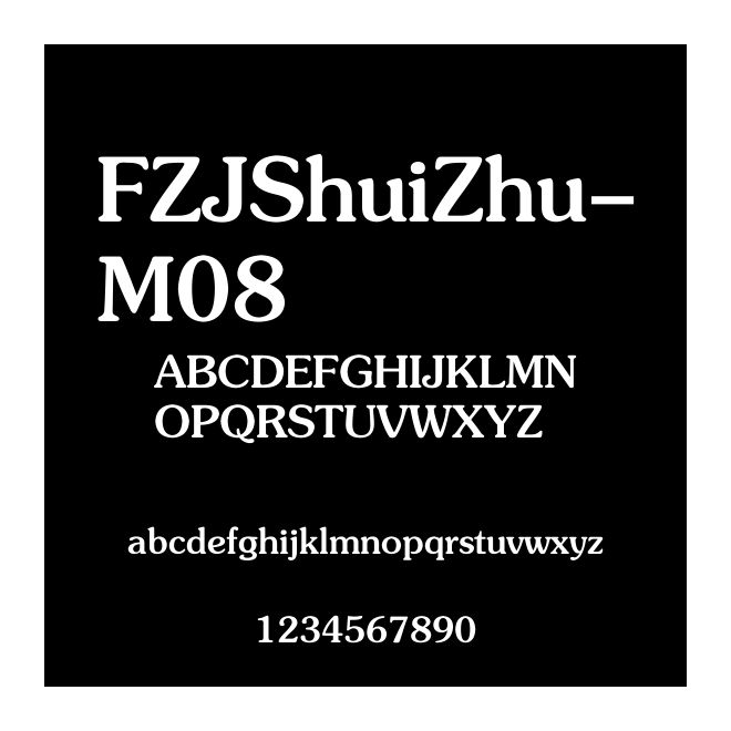 FZJShuiZhu-M08