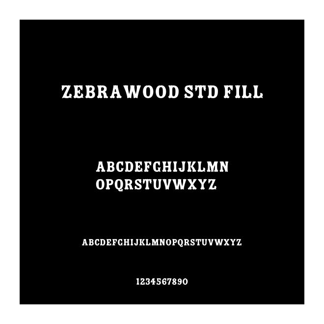 Zebrawood Std Fill