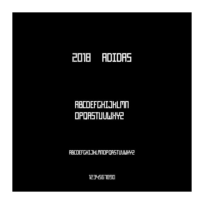2018 阿迪達斯 Adidas