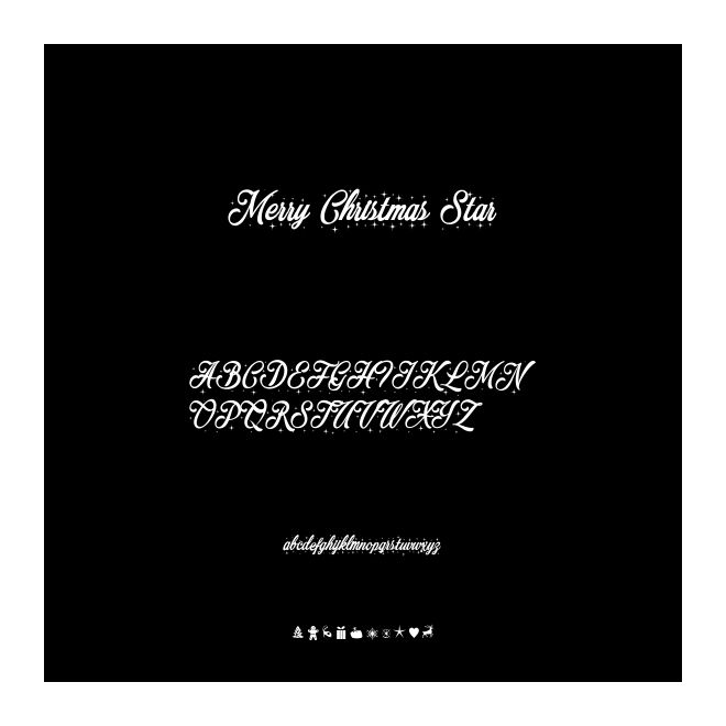 Merry Christmas Star