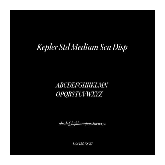 Kepler Std Medium Scn Disp
