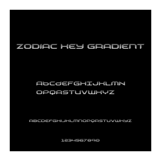 Zodiac Key Gradient