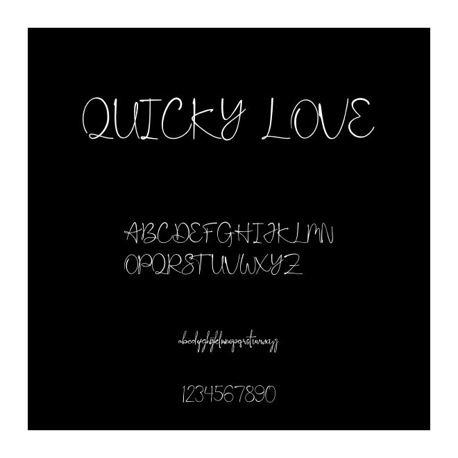 QUICKY LOVE